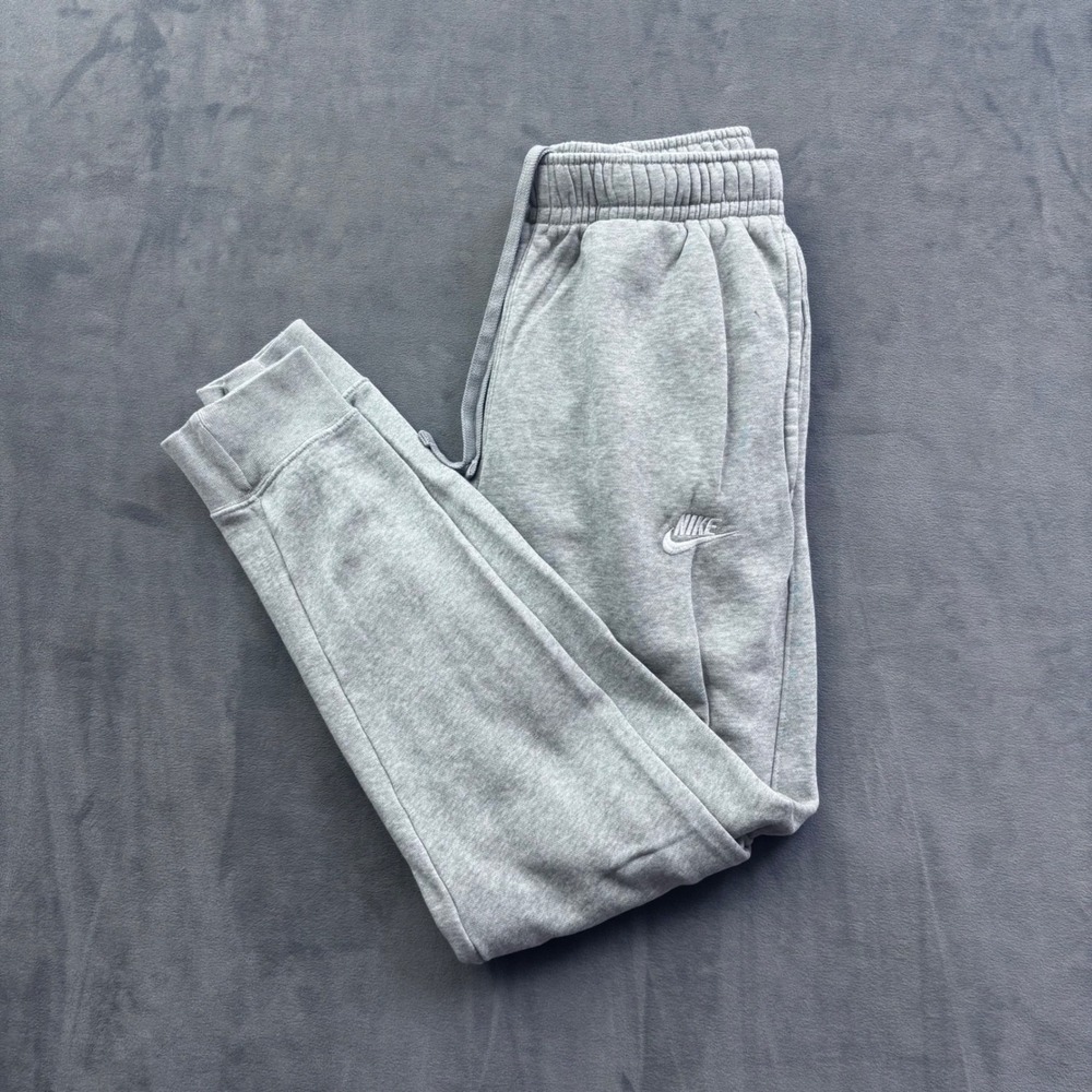 Nike Sportswear Club Fleece Joggers Grey Mens Small BV2671-063 Sweatpants
